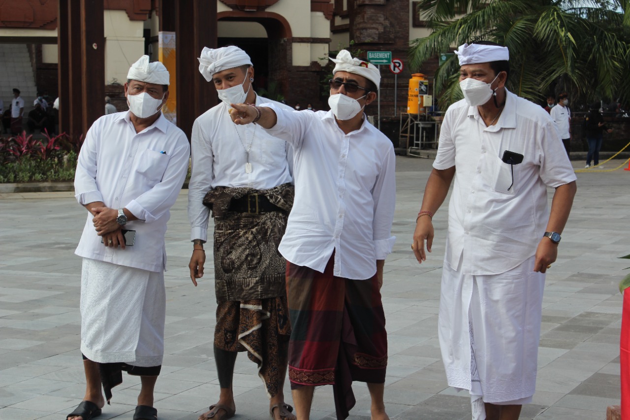 Penataan Kawasan Heritage Gajah Mada Rampung.  Hari Ini Dilakukan Pemelaspasan Alit.