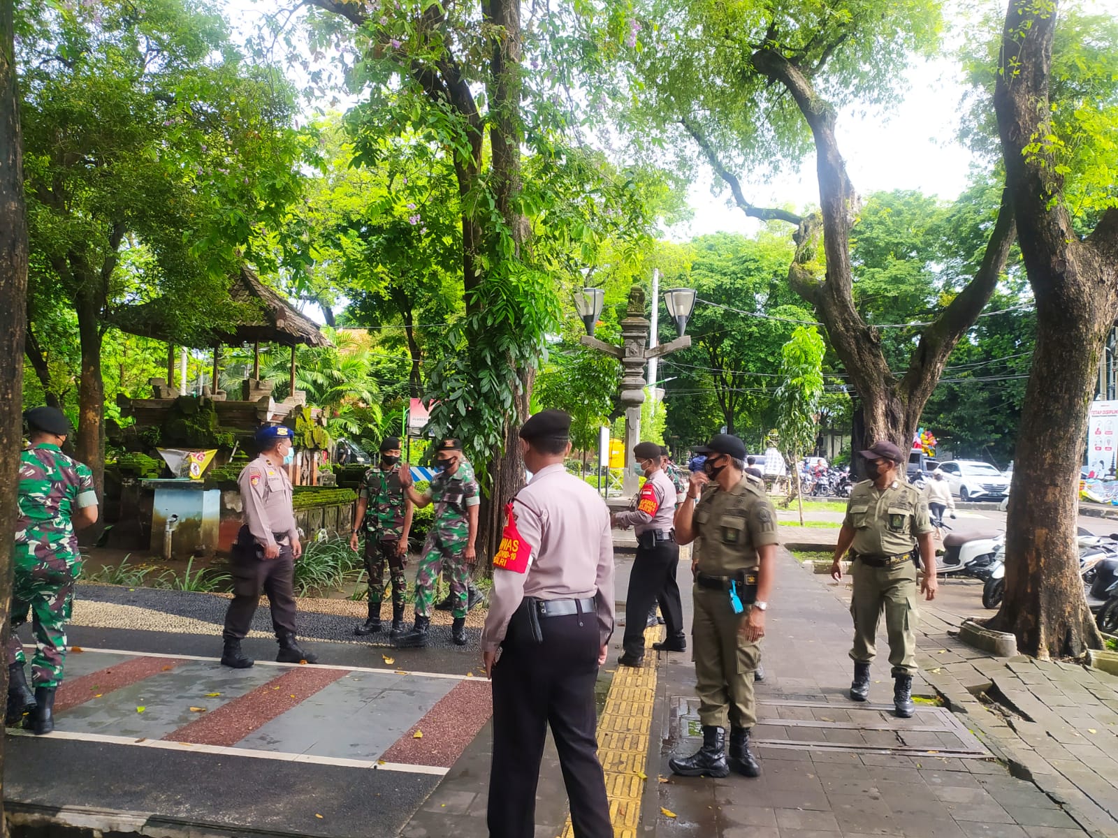 Tim Yustisi Kota Denpasar Jaring 3 Orang Pelanggar Prokes