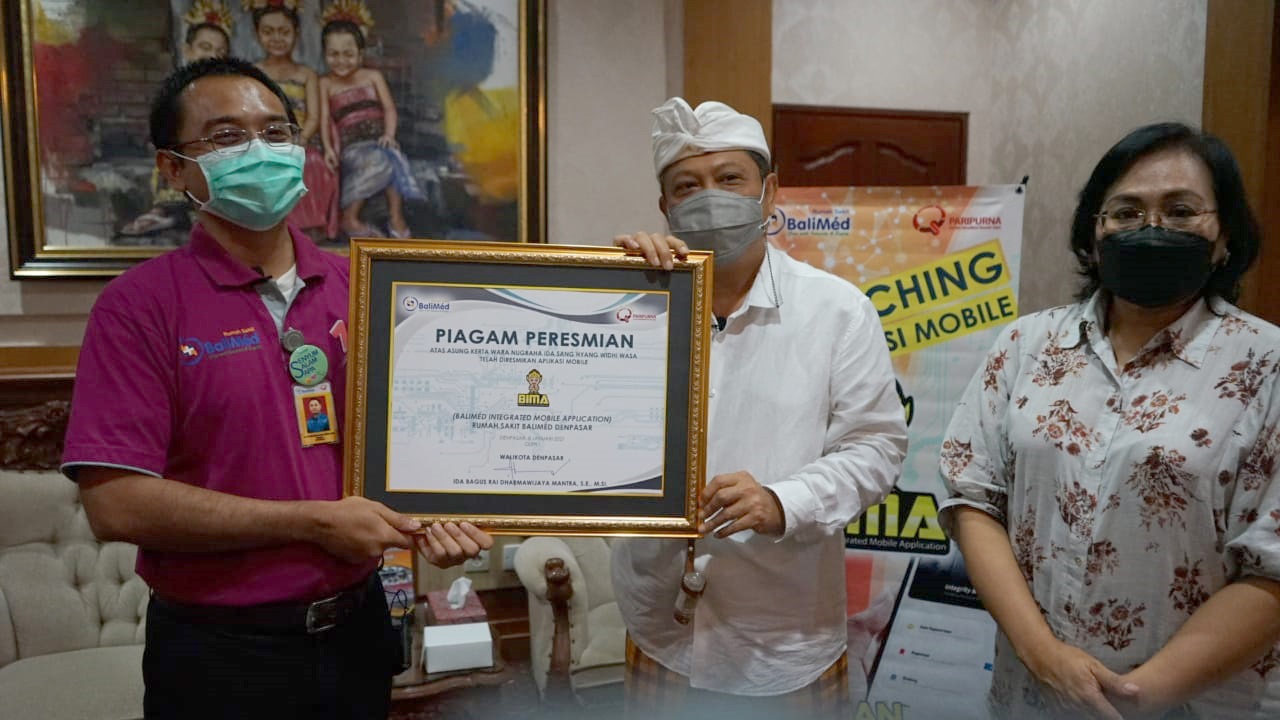 Walikota Rai Mantra Luncurkan Aplikasi BIMA
