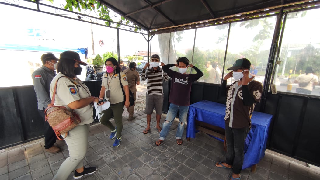 Lagi, Tim Yustisi Denpasar Jaring 26 Orang  Pelanggar Prokes