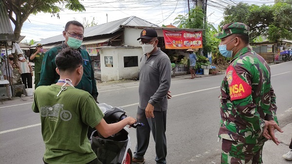 Lagi 37 Orang Pelanggar Prokes Ditertibkan Tim Yustisi Kota Denpasar