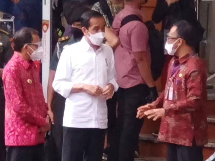 Dampingi Kunker Presiden Joko Widodo     Jaya Negara: Denpasar Komitmen Genjot Vaksinasi Dukung Pemulihan Pariwisata Bali