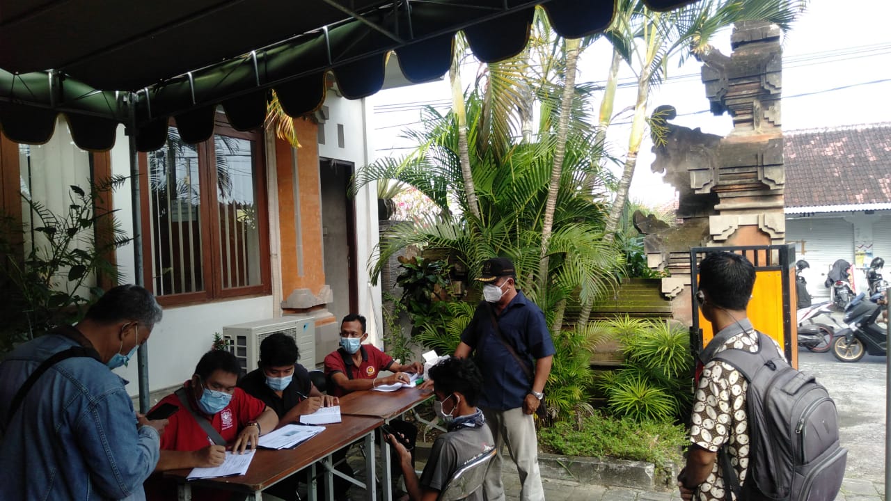 Tidak Gunakan Masker,  11 Orang  di Jaring Tim Yustisi Kota Denpasar