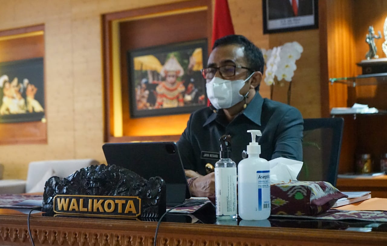 Pembukaan Sidang Paripurna DPRD Kota Denpasar     Walikota Jaya Negara Sampaikan Rencana Awal RPJMD Tahun 2021-2026 dan LKPJ Tahun Anggaran 2020