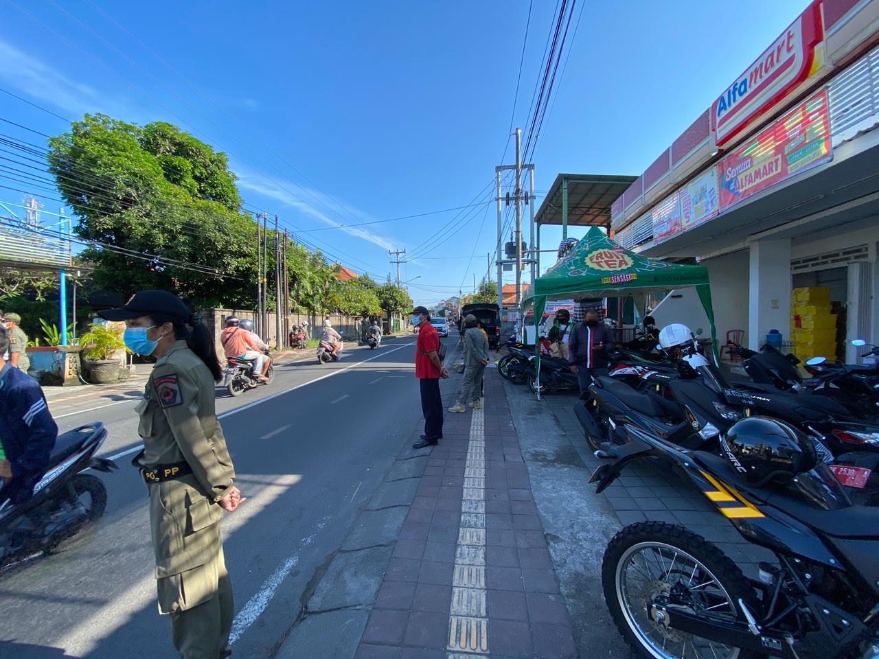 Tekan Penularan Covid 19, Tim Yustisi Denpasar Jaring 24 Pelanggar Prokes