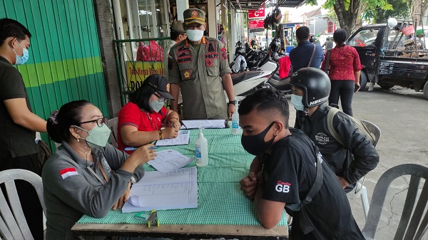 32 Orang Pelanggar Prokes DijaringTim Yustisi Denpasar