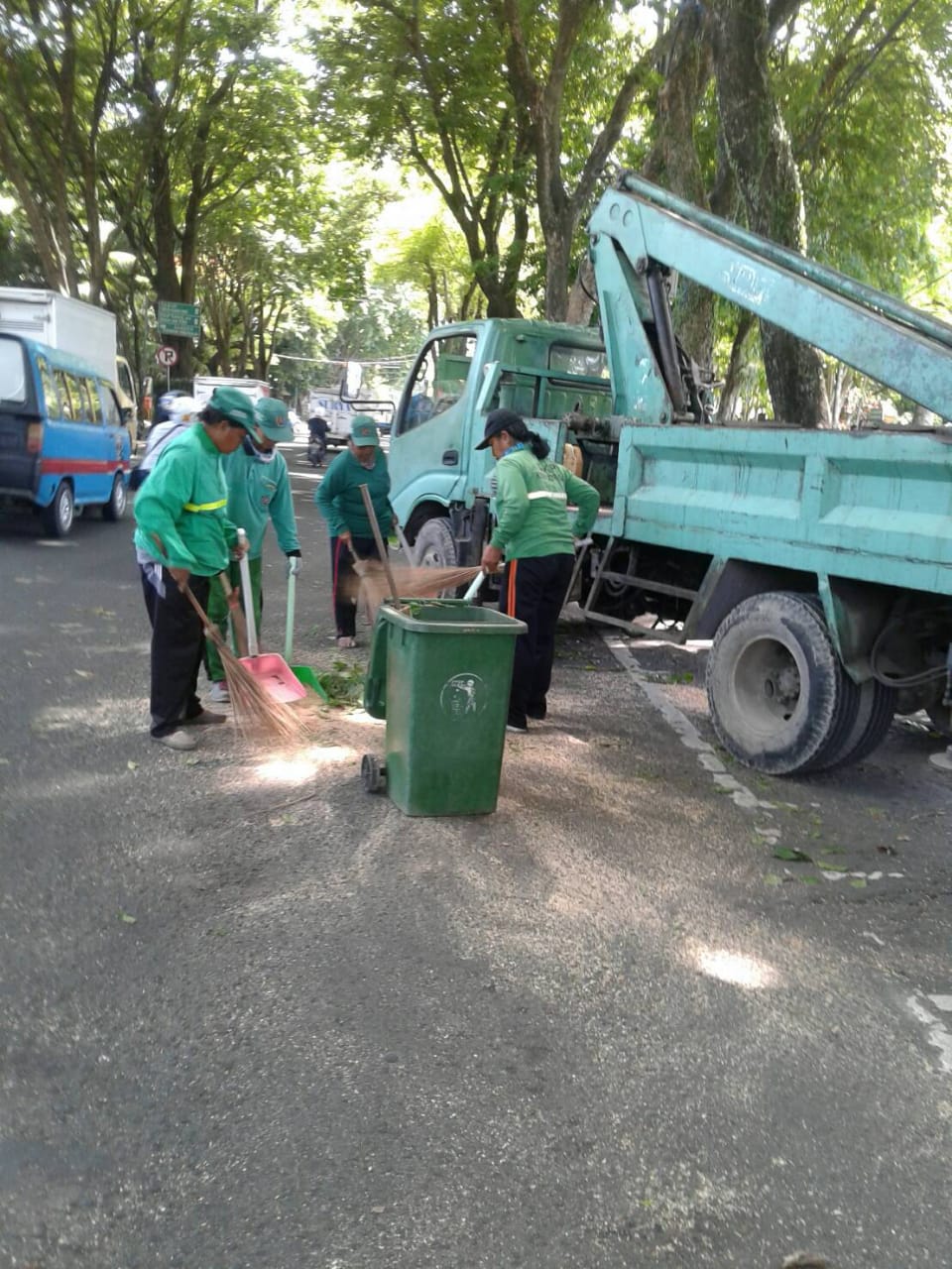 Pasca Hari  Kuningan, Lonjakan Volume Sampah di Denpasar Tidak Signifikan