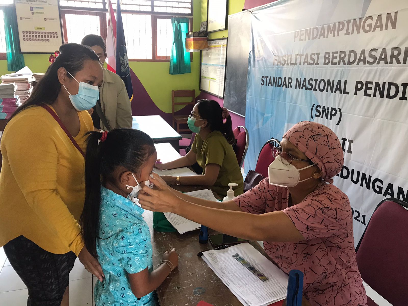 Pastikan Kualitas Kesehatan Peserta Didik  SDN 5 Pedungan Laksanakan Kegiatan BIAS Campak, Rubella dan HPV (Kanker Serviks)