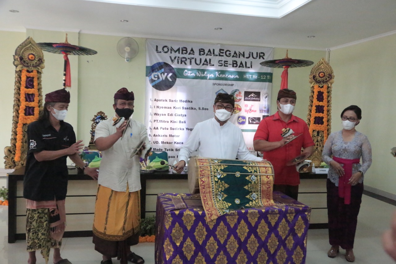 Wawali Kadek Agus Arya Wibawa Membuka Lomba Baleganjur Se-Bali  Harapkan Anak Muda Agar Tetap Berkarya