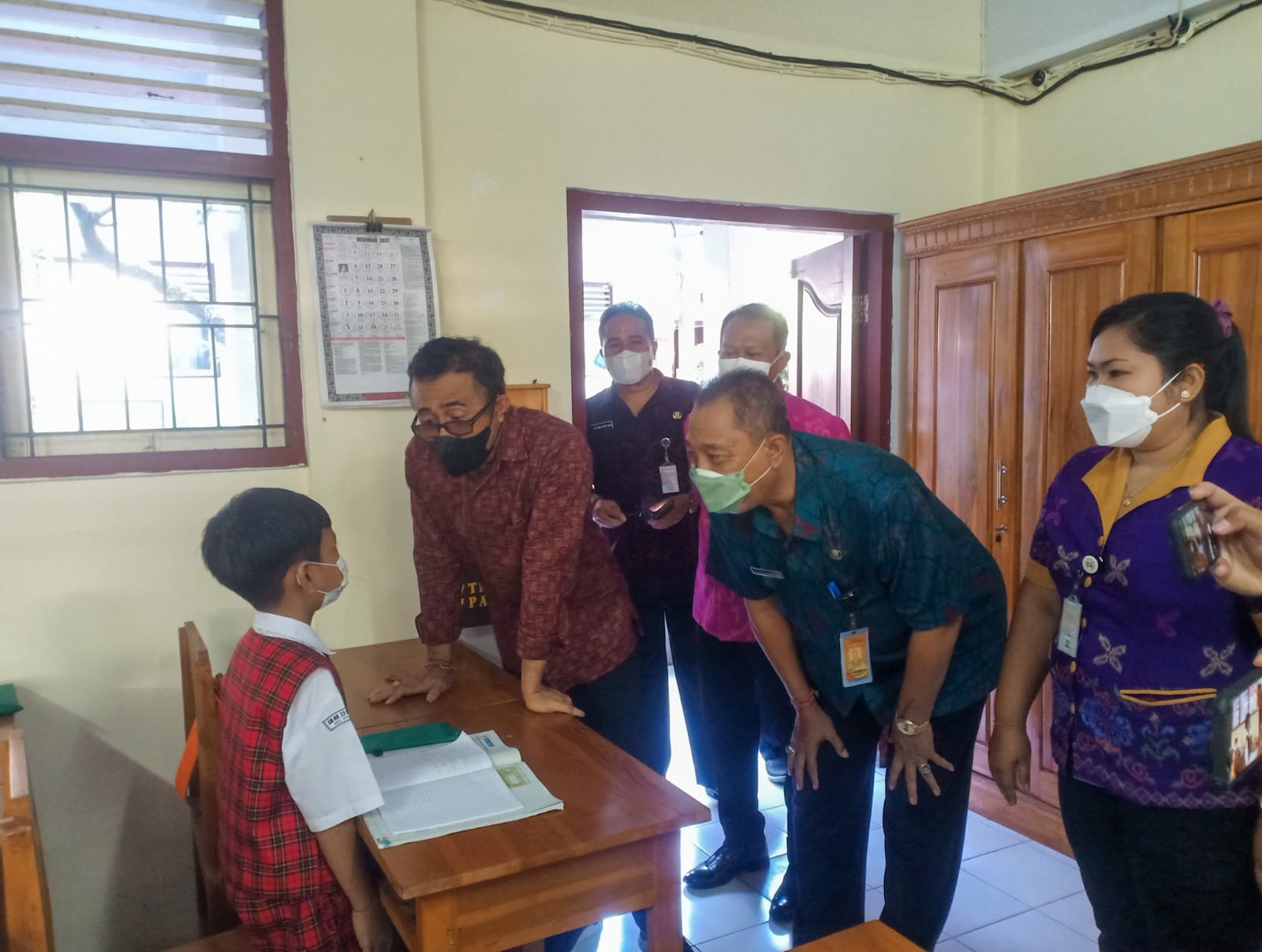 Walikota Jaya Negara Tinjau PTM di Kota Denpasar, Ingatkan Penerapan Prokes