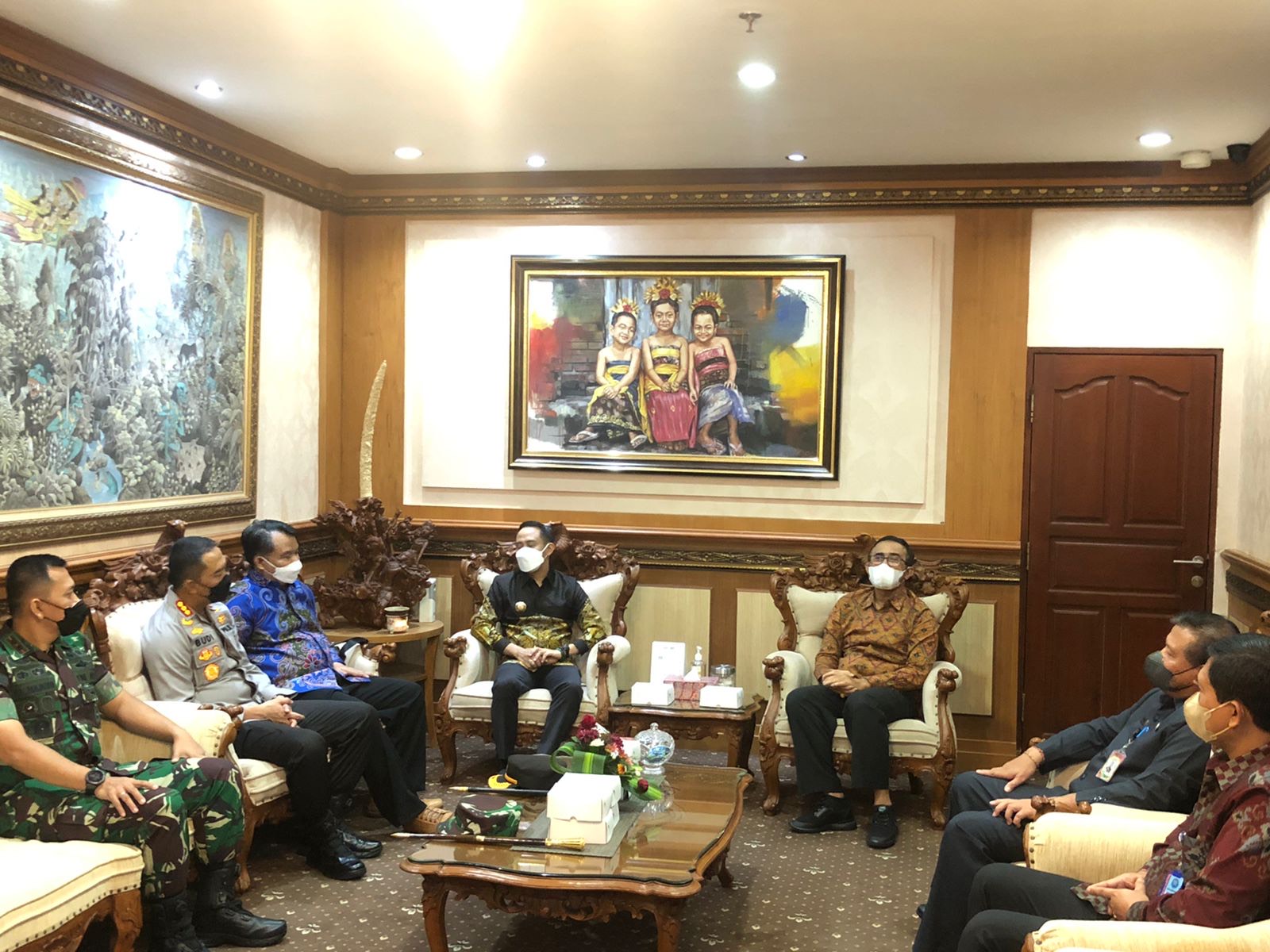 Bahas Pengembangan Pariwisata dan Penyalahgunaan  Narkotika, Walikota  Palangkaraya Kunjungi Denpasar