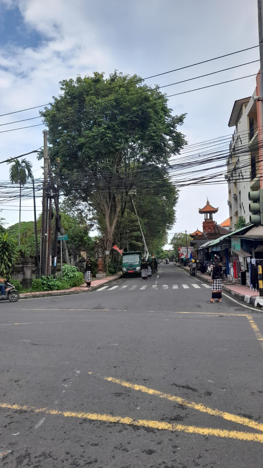 DLHK Denpasar Rutin Intensifkan Perompesan Antisipasi Pohon Tumbang