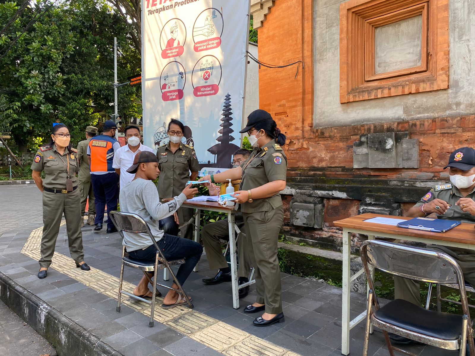 Lagi, 31 orang Pelanggar Prokes Dijaring Tim Yustisi Kota Denpasar