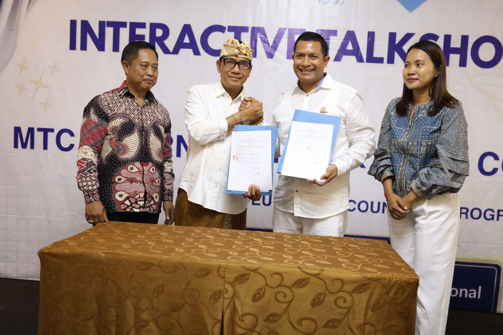 Sekda Denpasar Buka Interactive Talkshow, PGRI Bali dan MTC International  Jalin Kerja Sama Tingkatkan SDM Berwawasan Global