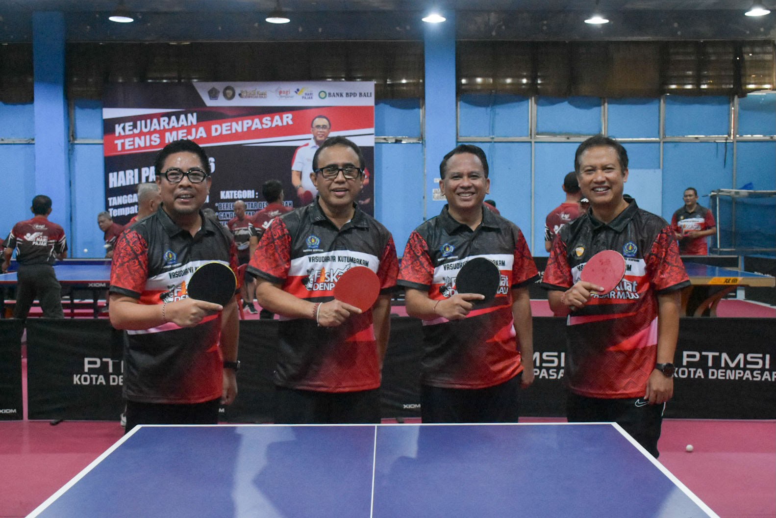 Wali Kota Jaya Negara Buka Turnamen Tenis Meja Hari Pajak 2026. Wujud Sinergi dan Kolaborasi, Tekankan Pajak Rakyat untuk Kesejahteraan Rakyat.