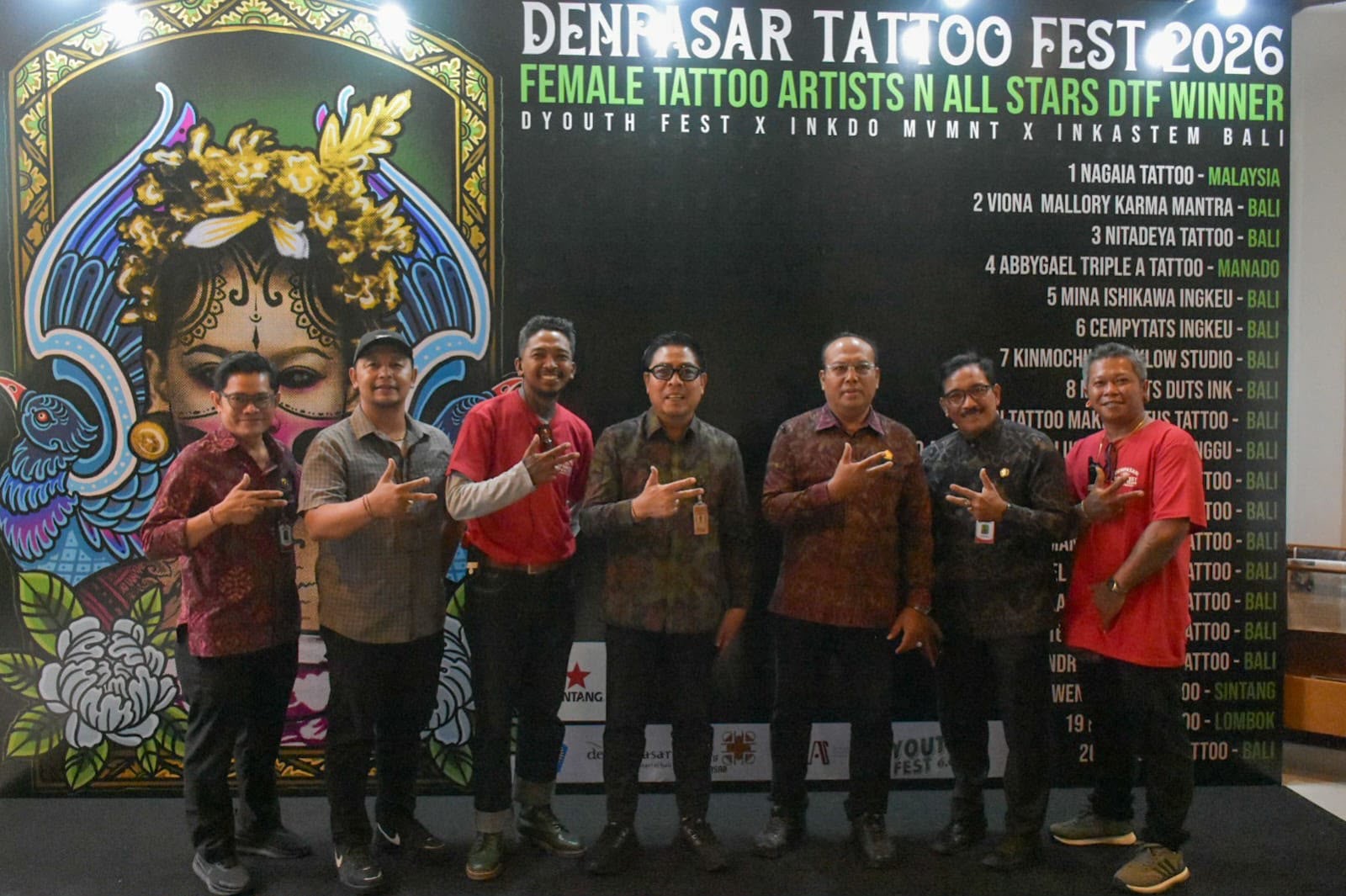 Denpasar Tattoo Fest 2026 Jadi Wahana Penguatan Ekonomi Kreatif Kota.