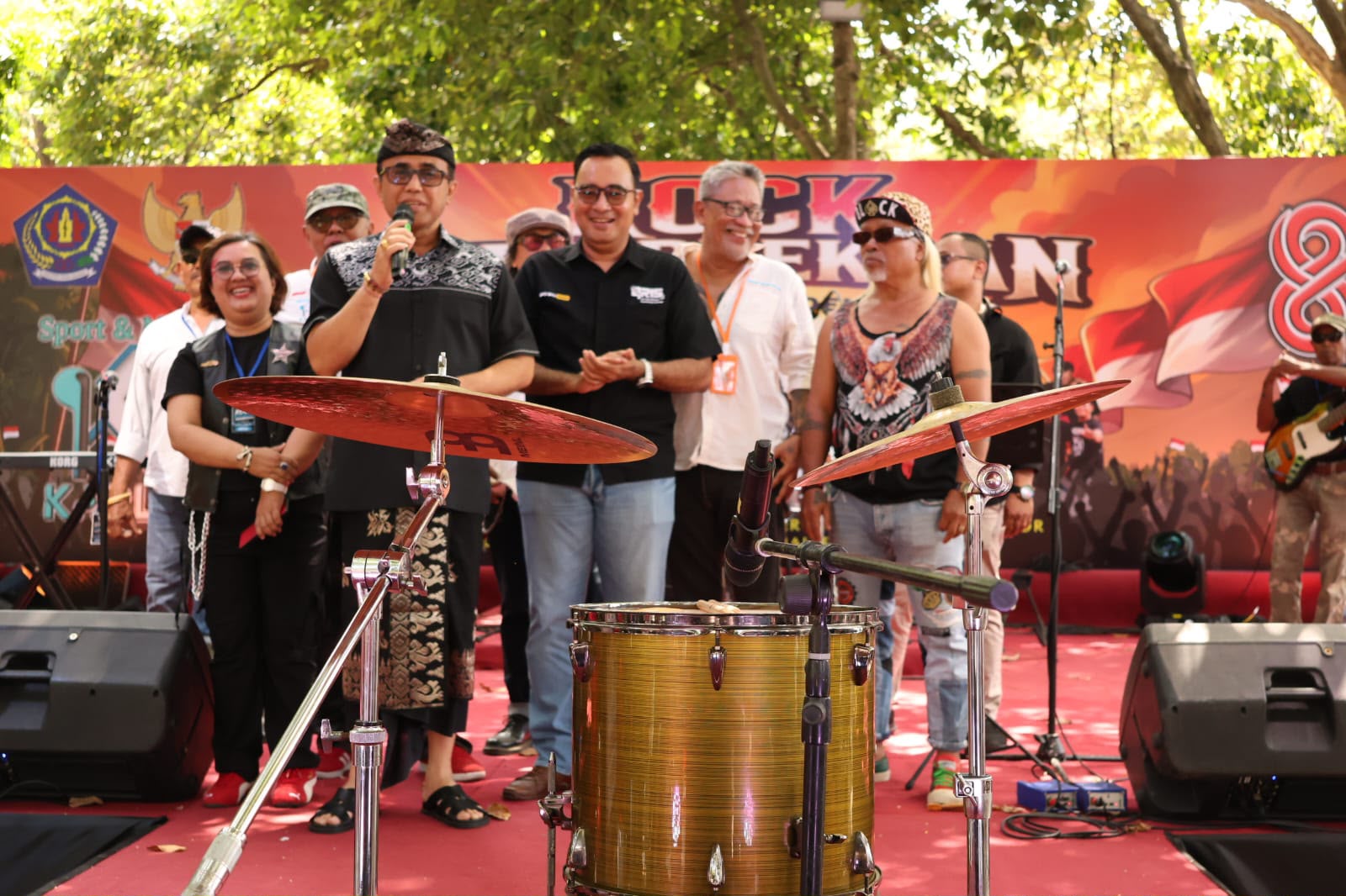 Wali Kota Denpasar Buka Rock Kemerdekaan Denpasar Happy, Semarak HUT RI ke-81