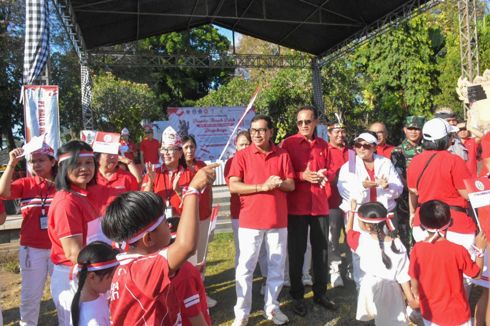 Sekda Eddy Mulya Lepas Parade Kirab Merah Putih IGTKI Kota Denpasar, Jadi Momentum Tanamkan Semangat Nasionalisme Sejak Usia Dini.