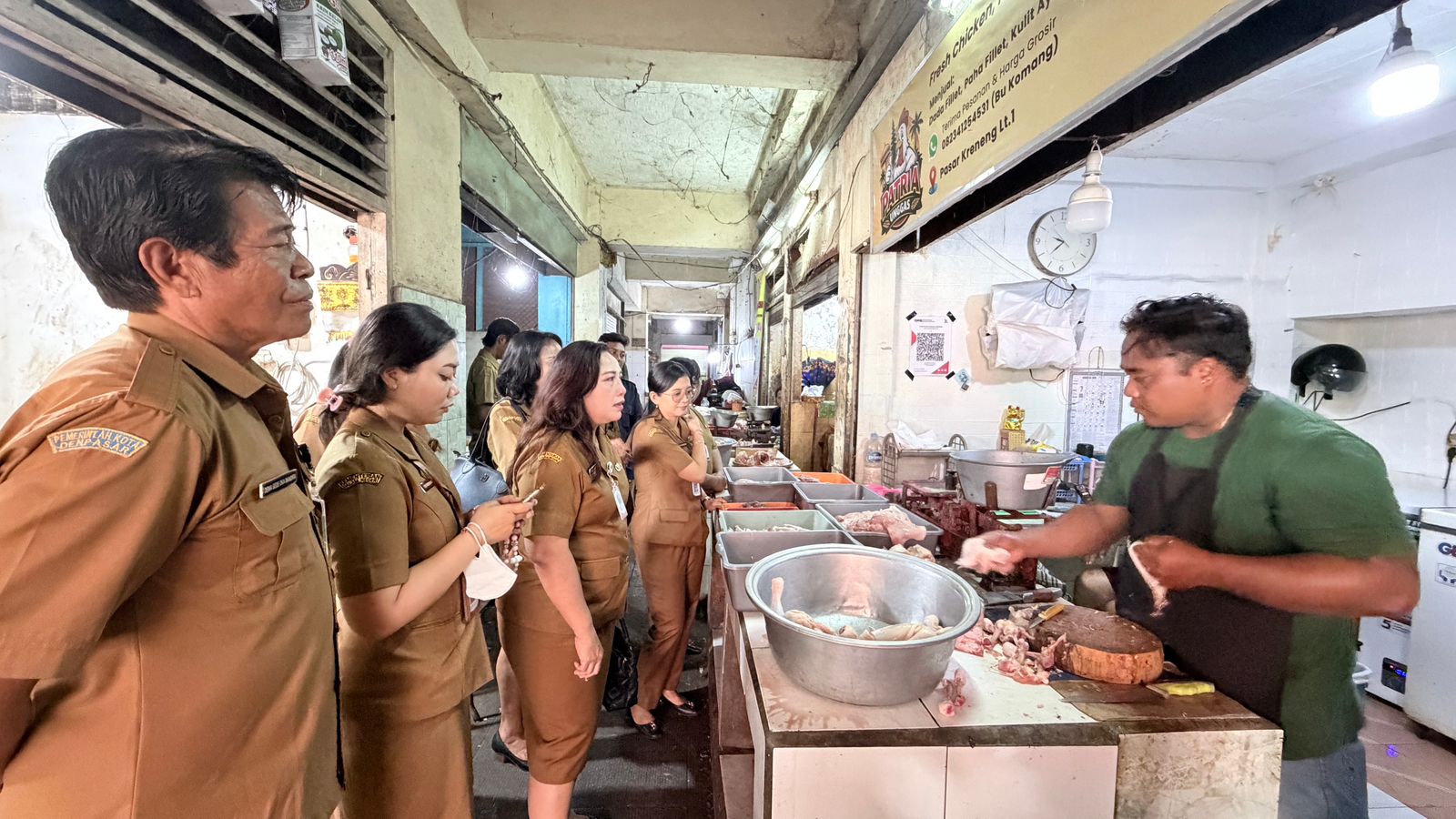 Penguatan Ketersediaan dan Distribusi Pangan, Dinas Perikanan dan Ketahanan Pangan Kota Denpasar Pantau Pasokan dan Harga Komoditas Strategis