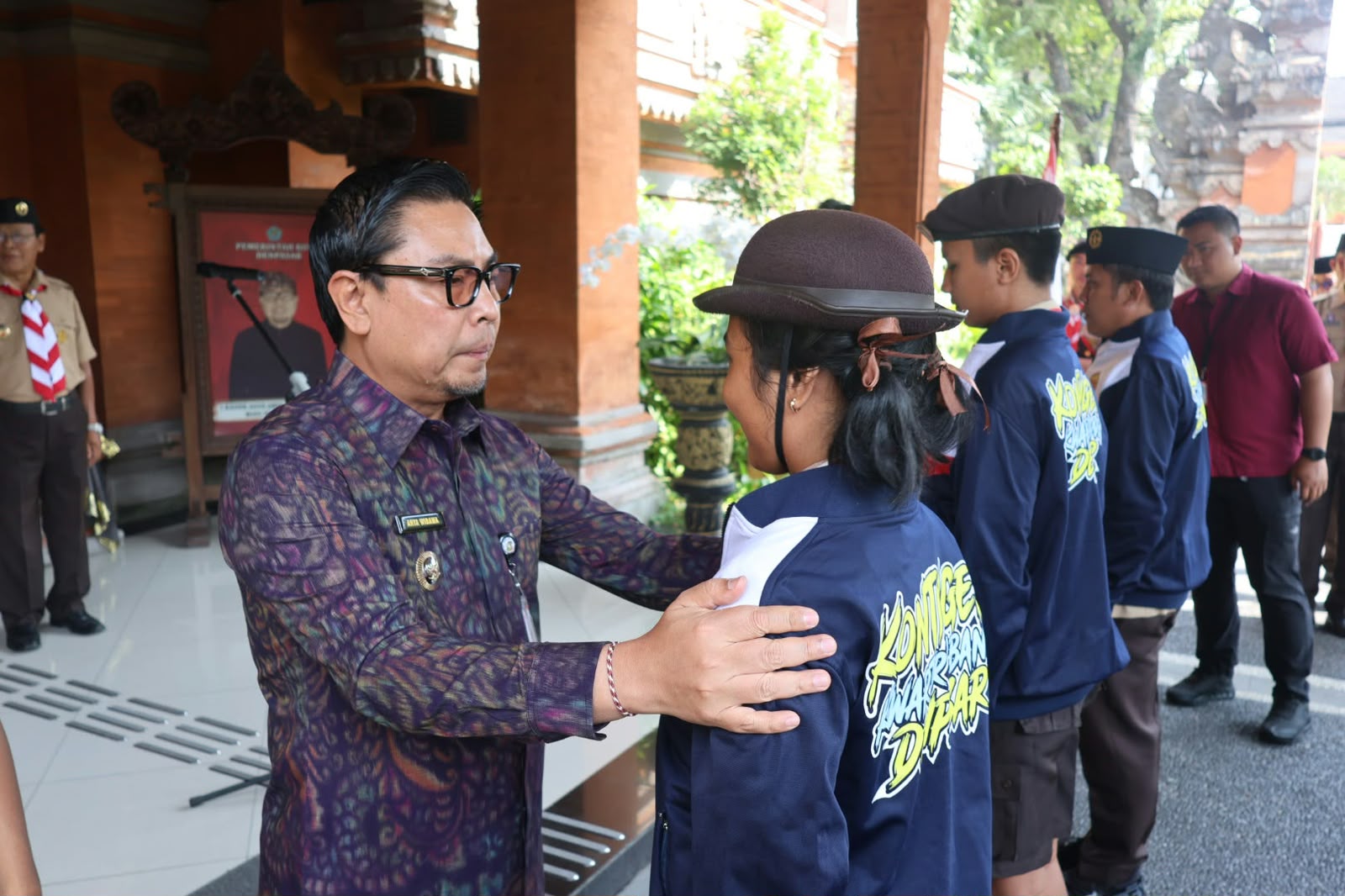Lepas Kontingen Pramuka Denpasar Berlaga di Lomba Tingkat IV Kwarda Bali 2026 Wawali Arya Wibawa: Menang dengan Kehormatan
